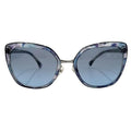 Chanel Sunglasses Blue Silver Acetate Metal Eyewear