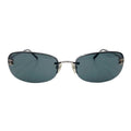 Chanel Sunglasses CC Logo Blue Silver Metal Eyewear