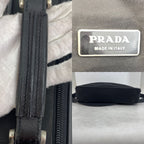 Prada Business 2-Way Shoulder Bag Black Nylon — view 4