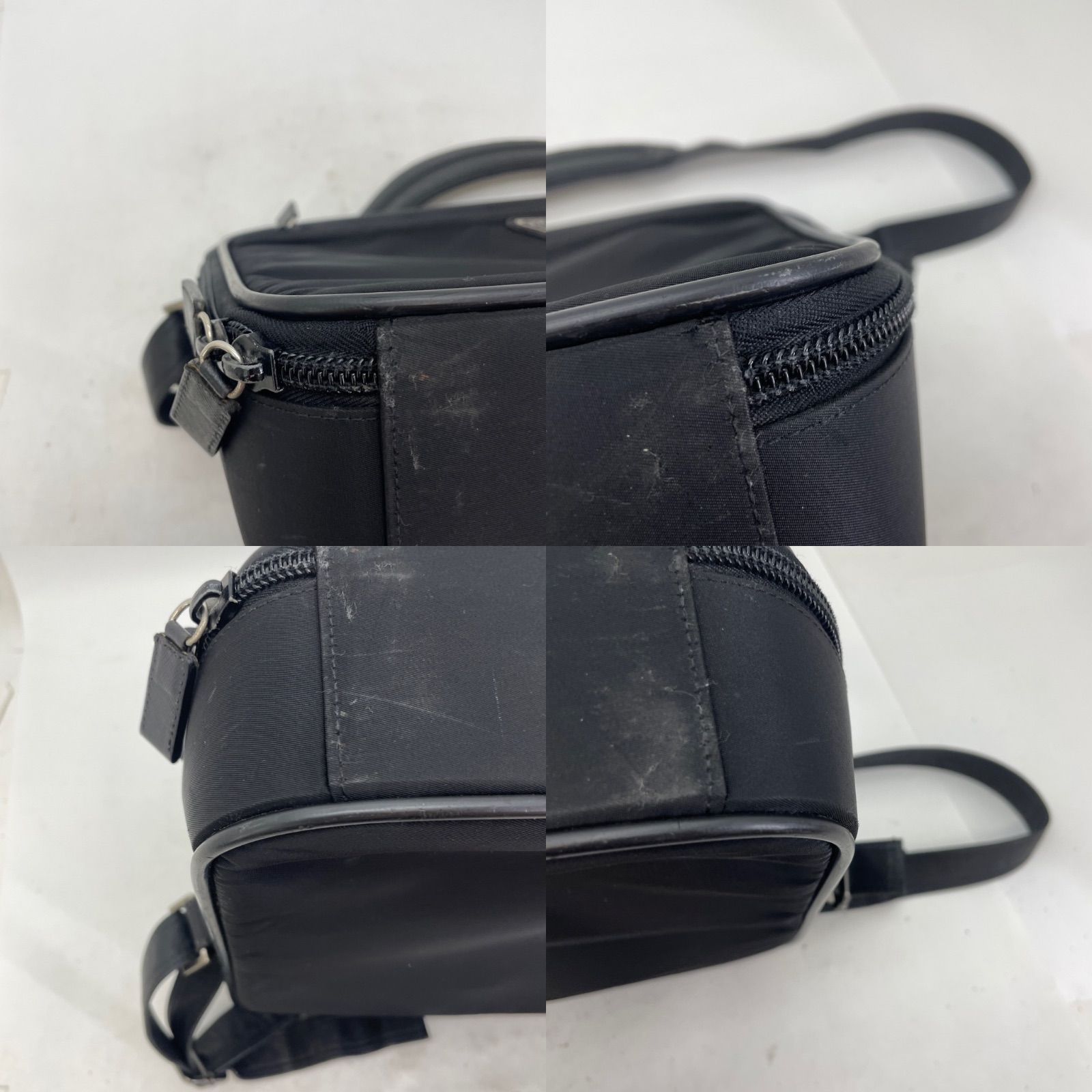 Prada Business 2-Way Shoulder Bag Black Nylon — view 6