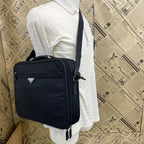 Prada Business 2-Way Shoulder Bag Black Nylon — view 3