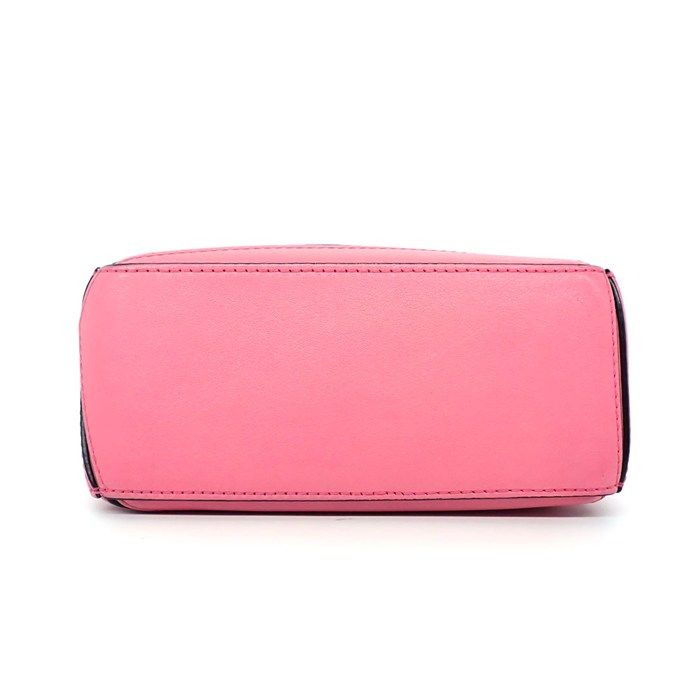 Loewe Shoulder Bag Puzzle Mini Pink Leather Silver — view 4