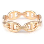 Hermes Ring Chaine D'ancre Enchainee PM 18k Pink Gold — view 2