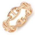 Hermes Ring Chaine D'ancre Enchainee PM 18k Pink Gold