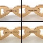 Hermes Ring Chaine D'ancre Enchainee PM 18k Pink Gold — view 3