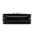 Celine Shoulder Bag Teen Triomphe Black Shiny Calfskin Gold — view 4