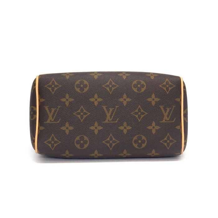 Louis Vuitton Shoulder Bag Speedy Bandouliere 20 Beige Monogram Canvas Vachetta — view 4
