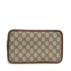 Gucci Shoulder Bag Interlocking Beige Ebony GG Supreme Canvas Leather — view 2