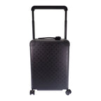 Louis Vuitton Horizon 55 Carry Case Suitcase Leather Monogram Midnight Black — view 7