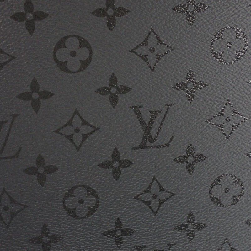 Louis Vuitton Horizon 55 Carry Case Suitcase Leather Monogram Midnight Black — view 8
