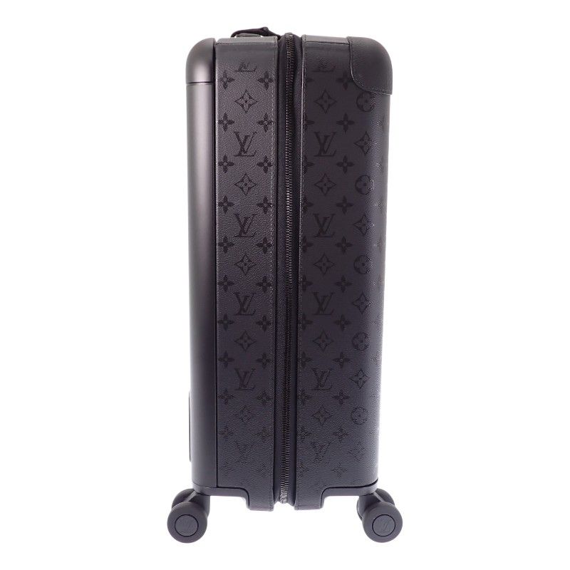 Louis Vuitton Horizon 55 Carry Case Suitcase Leather Monogram Midnight Black — view 4