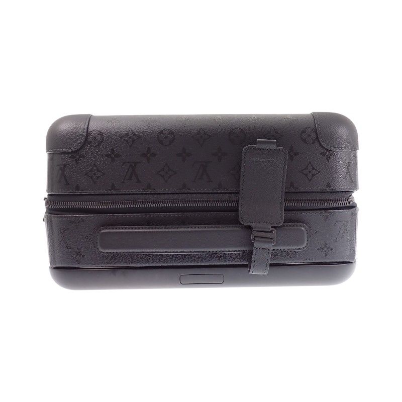Louis Vuitton Horizon 55 Carry Case Suitcase Leather Monogram Midnight Black — view 5
