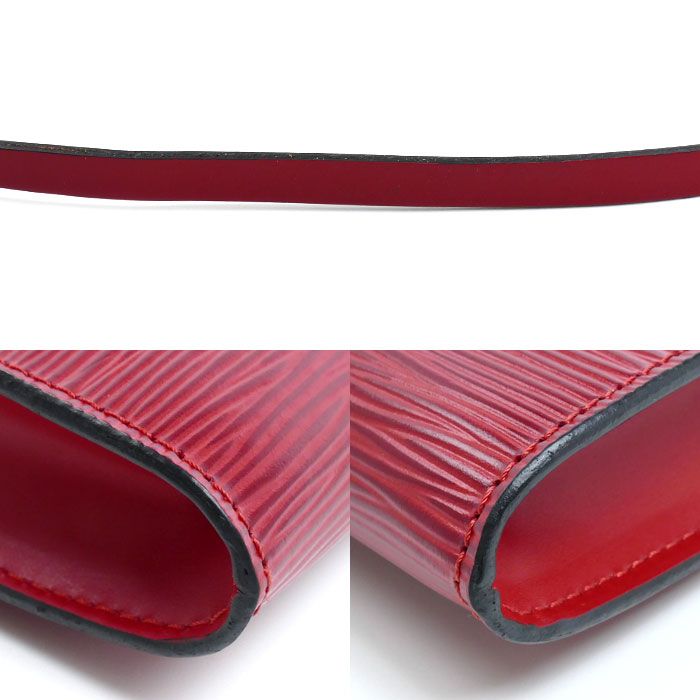 Louis Vuitton Pochette Soir Pouch Epi — view 5