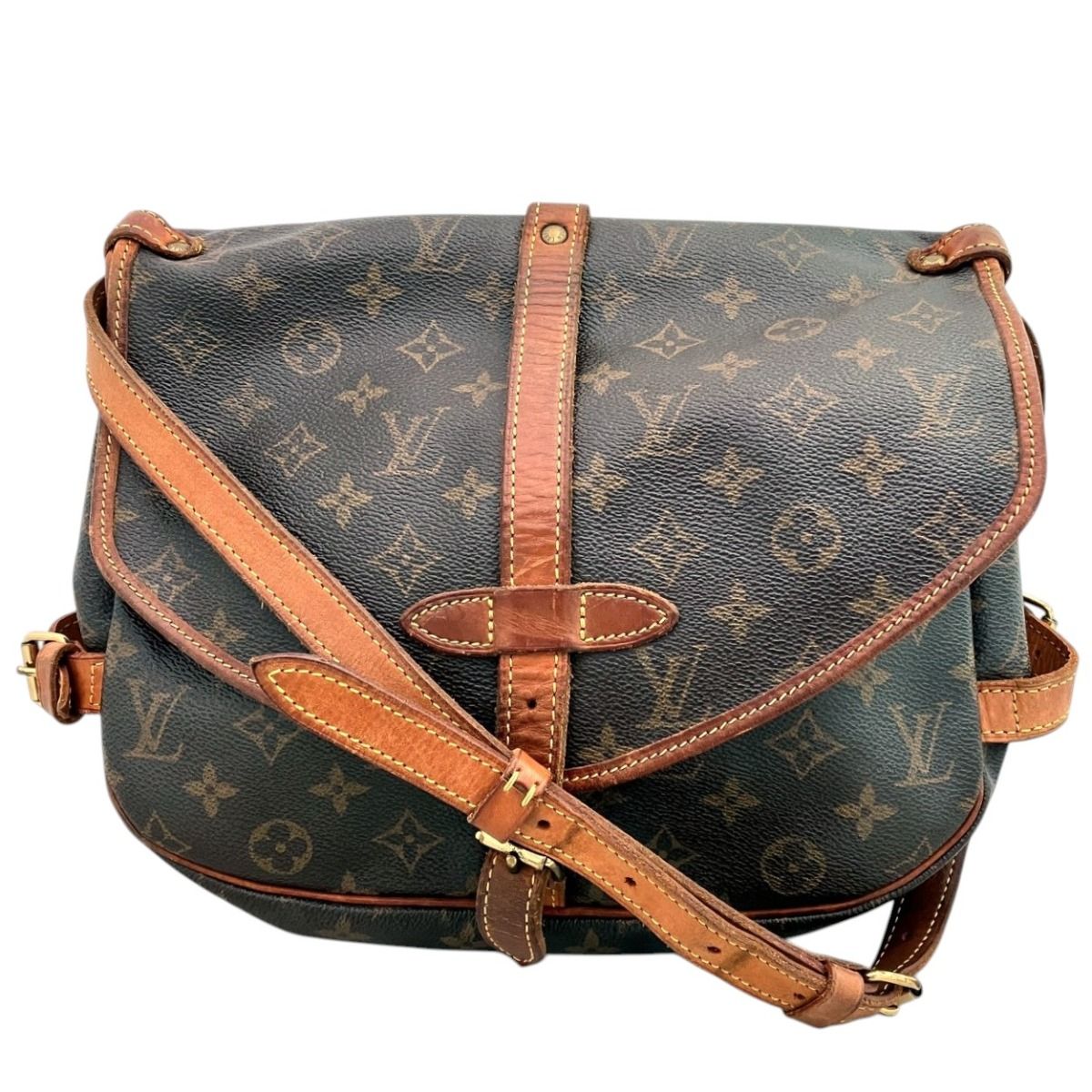 Louis Vuitton Saumur 30 Monogram Shoulder Bag Canvas
