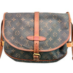 Louis Vuitton Saumur 30 Monogram Shoulder Bag Canvas — view 2