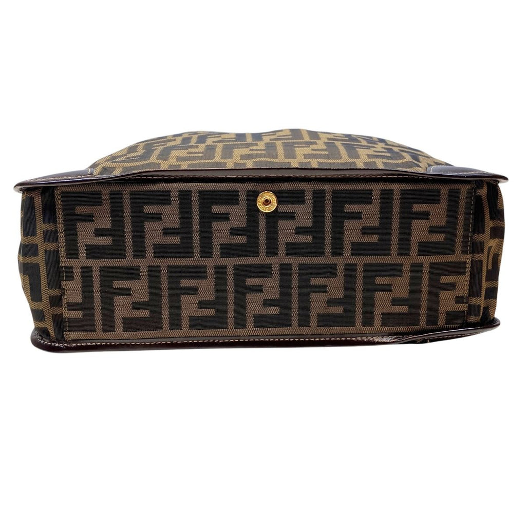 Fendi Zucchini Folding Tote Canvas Leather — view 3