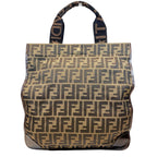 Fendi Zucchini Folding Tote Canvas Leather — view 2