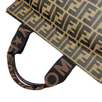 Fendi Zucchini Folding Tote Canvas Leather — view 6