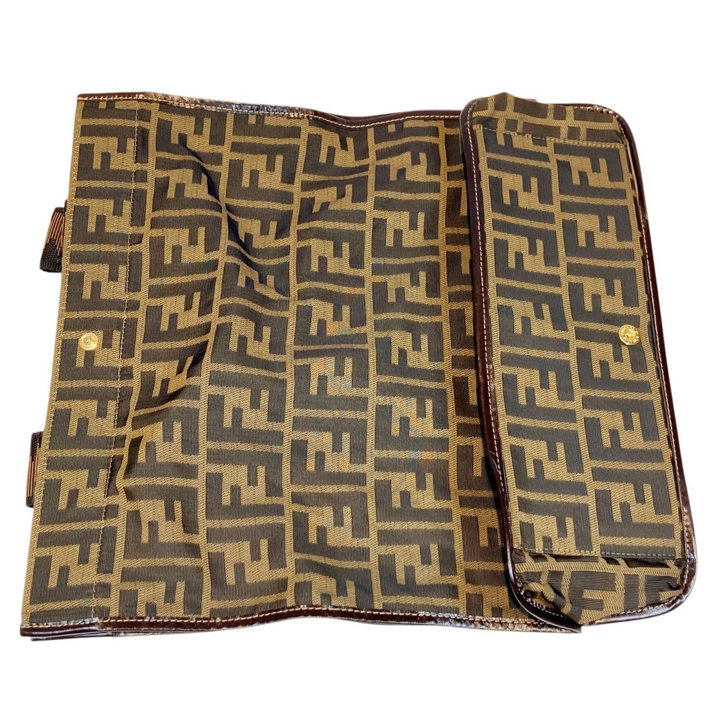 Fendi Zucchini Folding Tote Canvas Leather — view 8