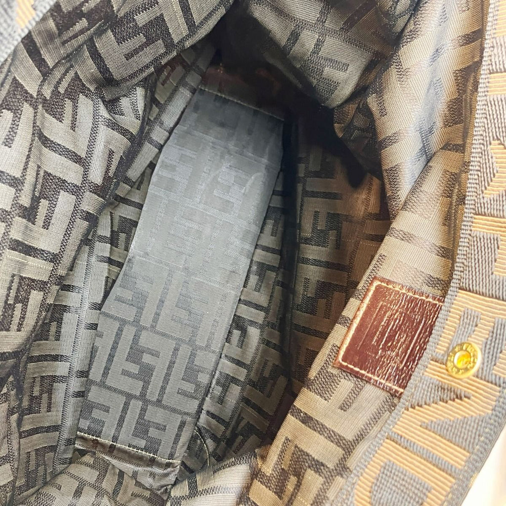 Fendi Zucchini Folding Tote Canvas Leather — view 7