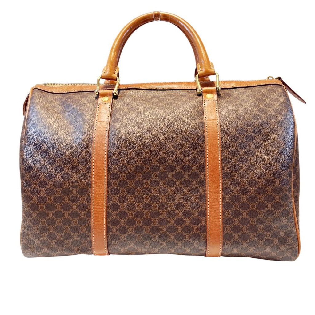 Celine Macadam Vintage Boston Bag Canvas — view 2
