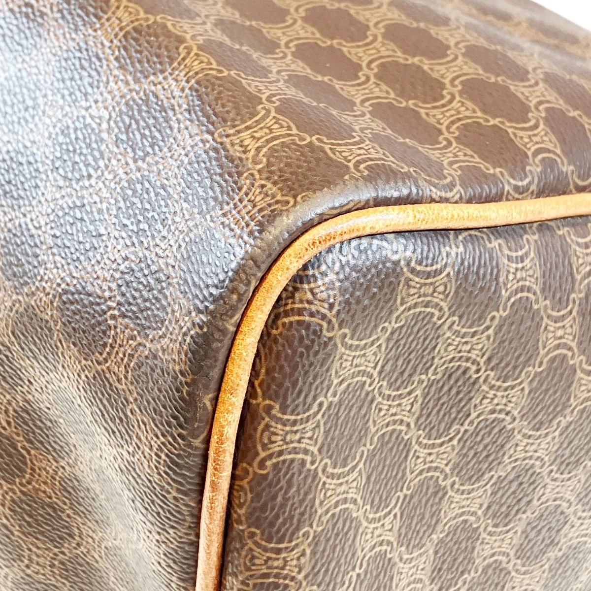 Celine Macadam Vintage Boston Bag Canvas — view 5
