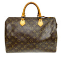 Louis Vuitton Speedy 35 Monogram Handbag Canvas