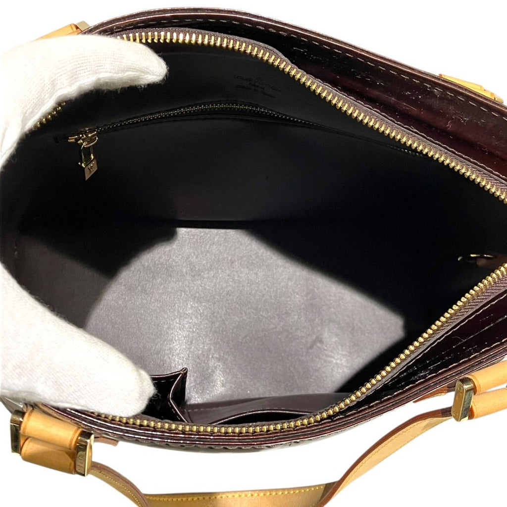 Louis Vuitton Houston Monogram Vernis Handbag Patent Leather — view 7