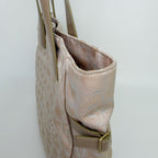 Chanel New Travel Line Tote MM Nylon Canvas Beige Gold Vintage — view 7