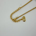 Dior CD Logo Lariat Necklace Plated Gold Vintage — view 6