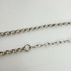 Dior Circle Logo Trotter Pattern Necklace Plated Silver Vintage — view 9