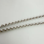 Dior Circle Logo Trotter Pattern Necklace Plated Silver Vintage — view 7