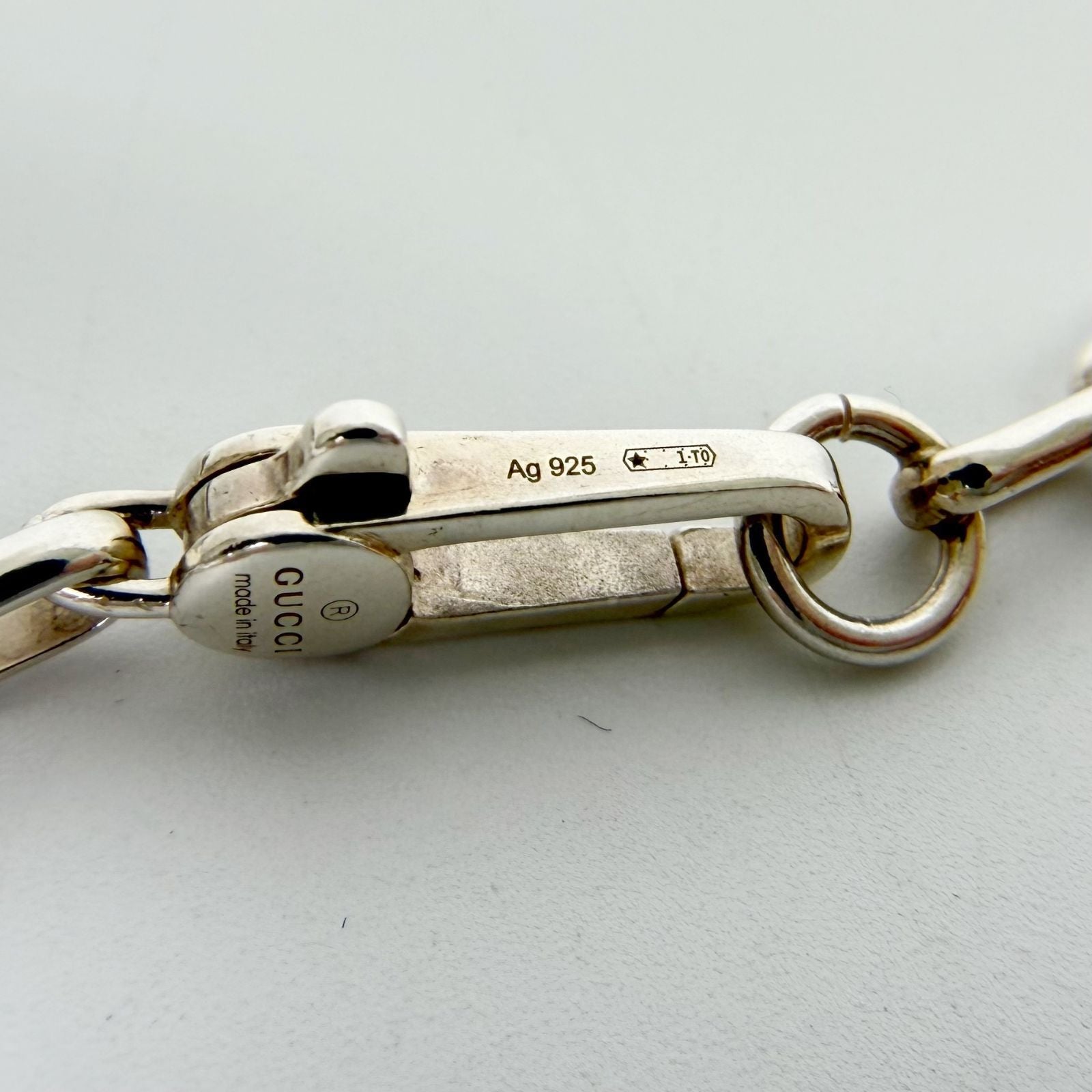 Gucci Interlocking Necklace 925 Sterling Silver Vintage — view 7