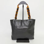 Chanel Timeless CC Tortoiseshell Chain Handbag Lambskin Black Vintage — view 4