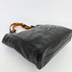 Chanel Timeless CC Tortoiseshell Chain Handbag Lambskin Black Vintage — view 8