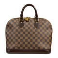 Louis Vuitton Alma Damier Handbag Canvas Brown