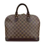 Louis Vuitton Alma Damier Handbag Canvas Brown — view 3