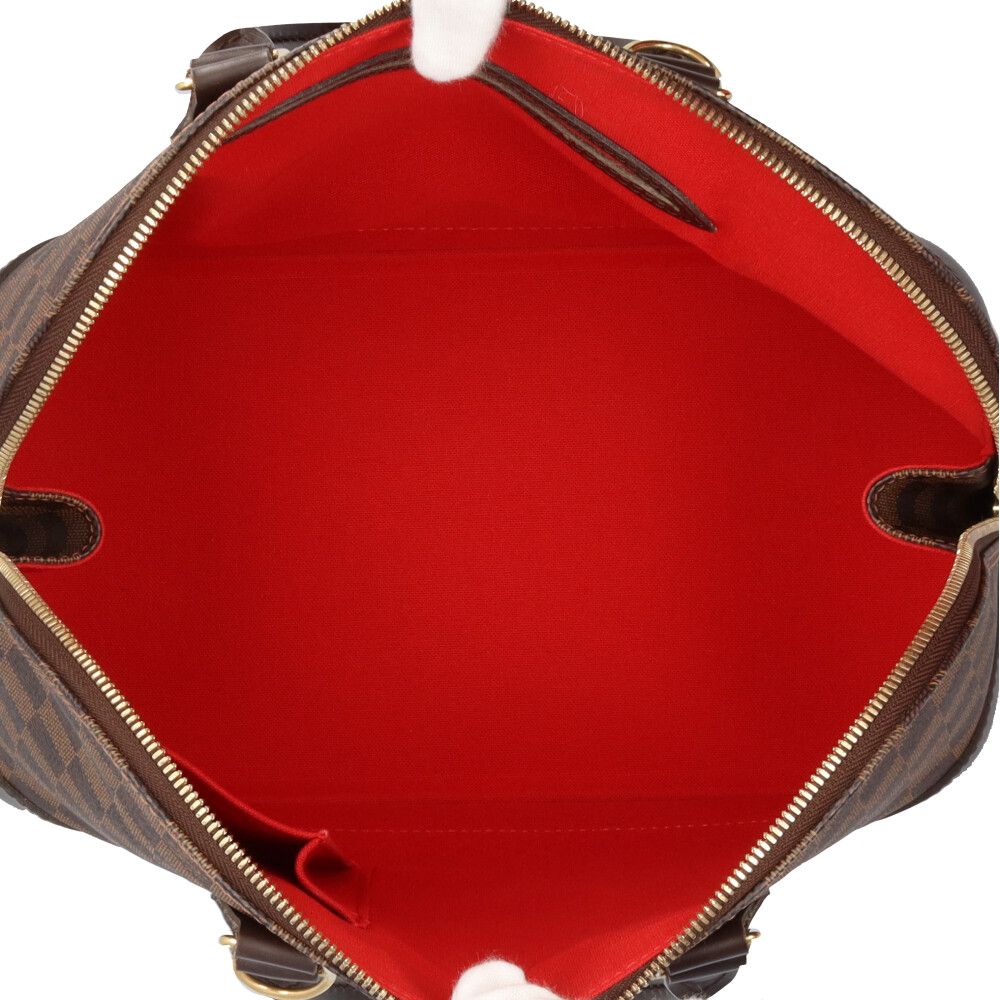 Louis Vuitton Alma Damier Handbag Canvas Brown — view 6