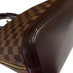 Louis Vuitton Alma Damier Handbag Canvas Brown — view 7