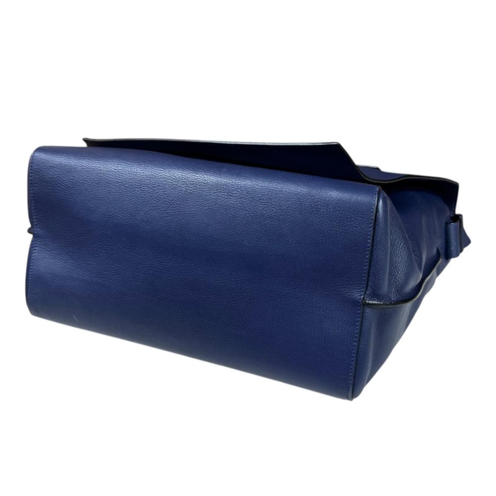 Loewe Anton Messenger Bag Anagram Leather 307.41 Navy — view 5