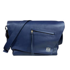 Loewe Anton Messenger Bag Anagram Leather 307.41 Navy