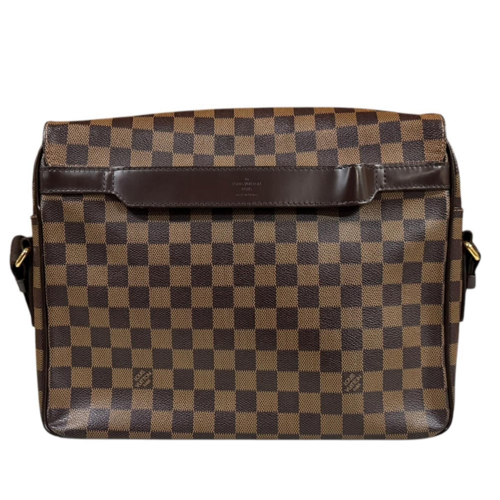 Louis Vuitton Shelton MM Damier Shoulder Bag Canvas Brown — view 3