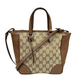 Gucci GG Canvas Shoulder Bag Beige