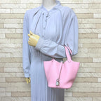 Hermes Picotin Lock PM Handbag Taurillon Pink — view 2