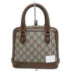Gucci Bag Mini Top Handle Horsebit Brown GG Supreme — view 2