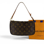 Louis Vuitton Soir Pochette Monogram Lambskin Pouch Mini Handbag