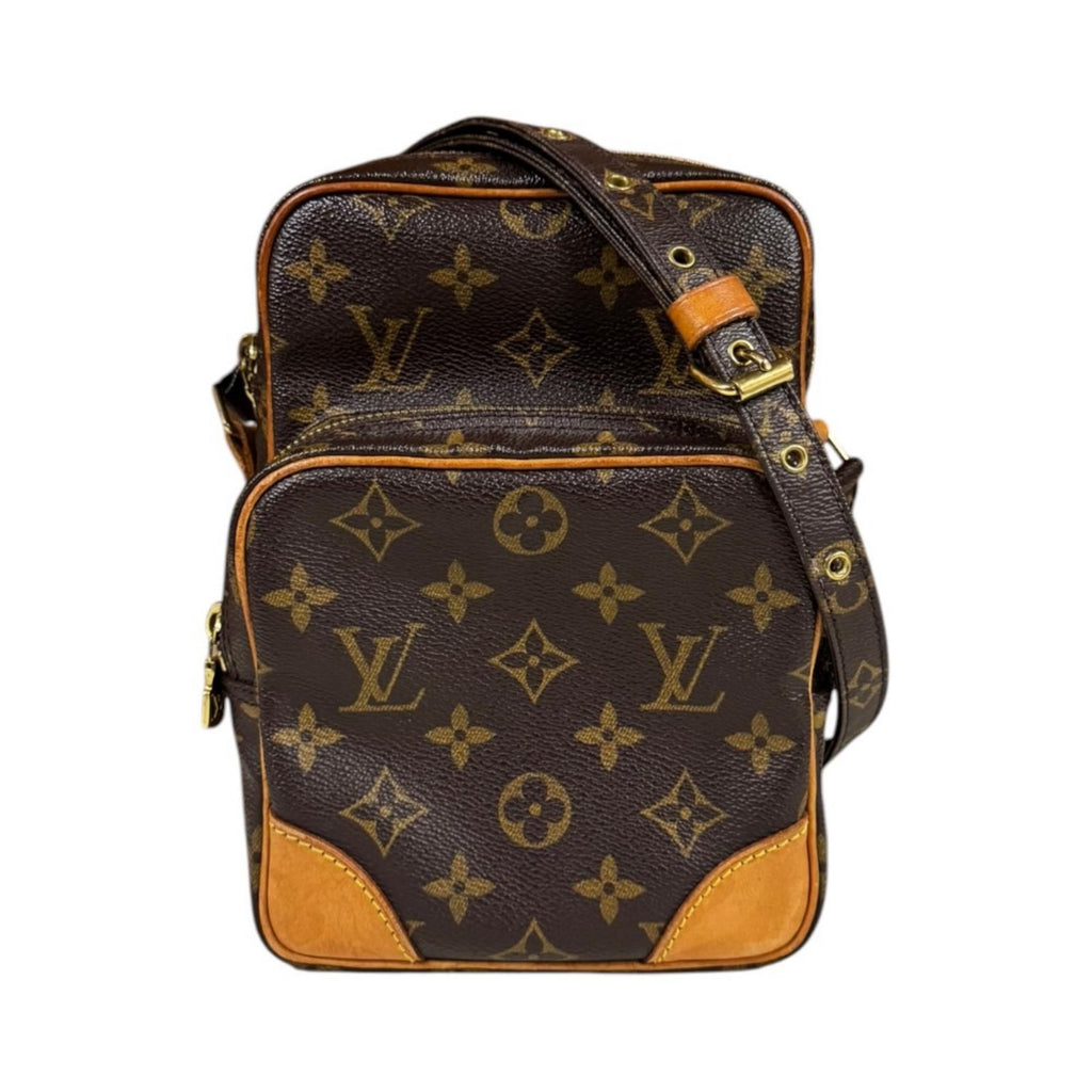 Louis Vuitton Amazon Monogram Shoulder Bag Canvas Brown