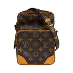 Louis Vuitton Amazon Monogram Shoulder Bag Canvas Brown
