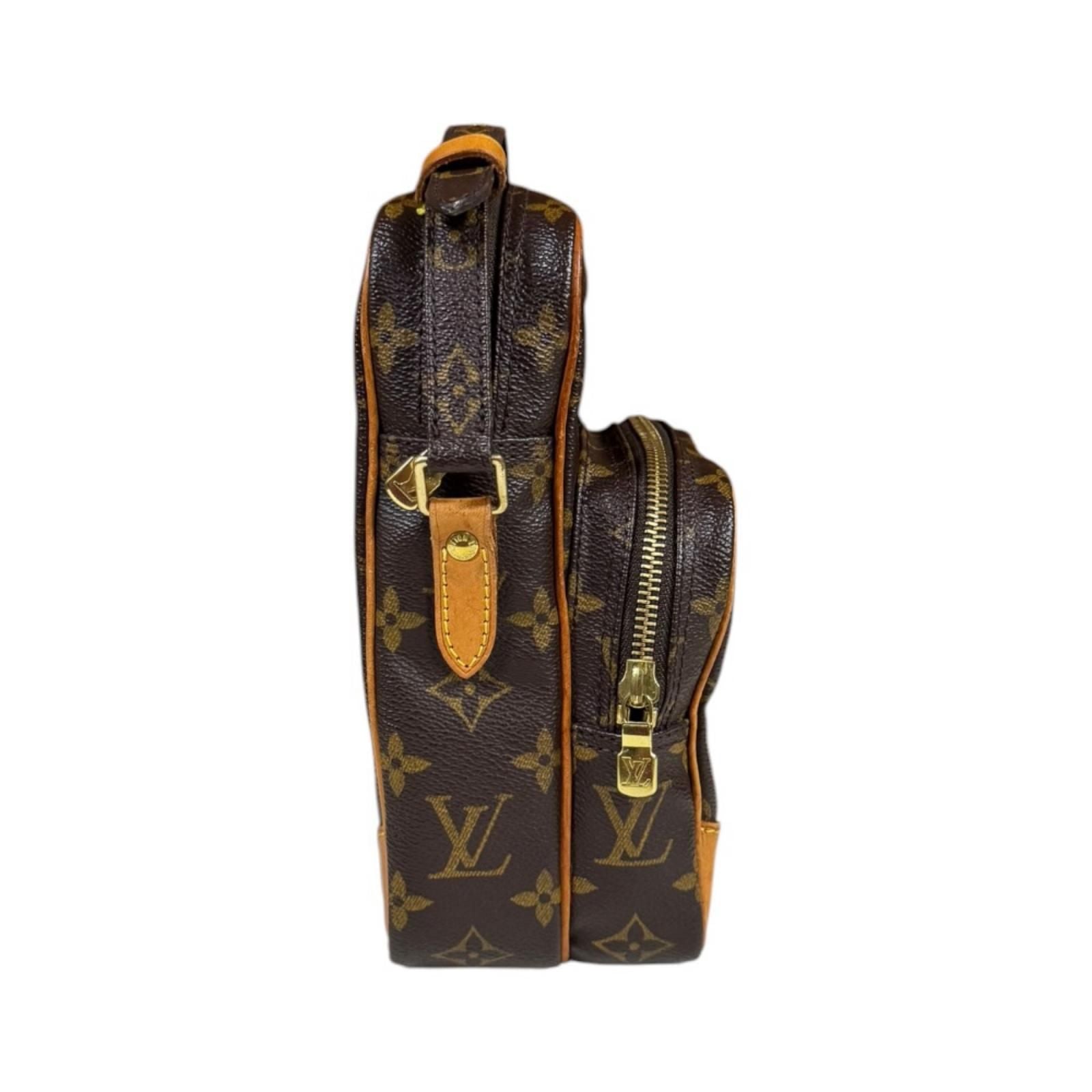 Louis Vuitton Amazon Monogram Shoulder Bag Canvas Brown — view 4