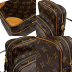 Louis Vuitton Amazon Monogram Shoulder Bag Canvas Brown — view 8